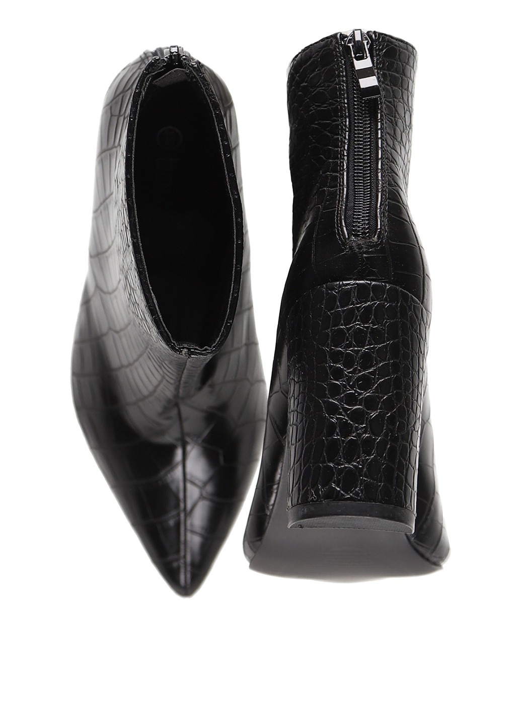 Осенние ботинки Boohoo с тиснением из искусственной кожи