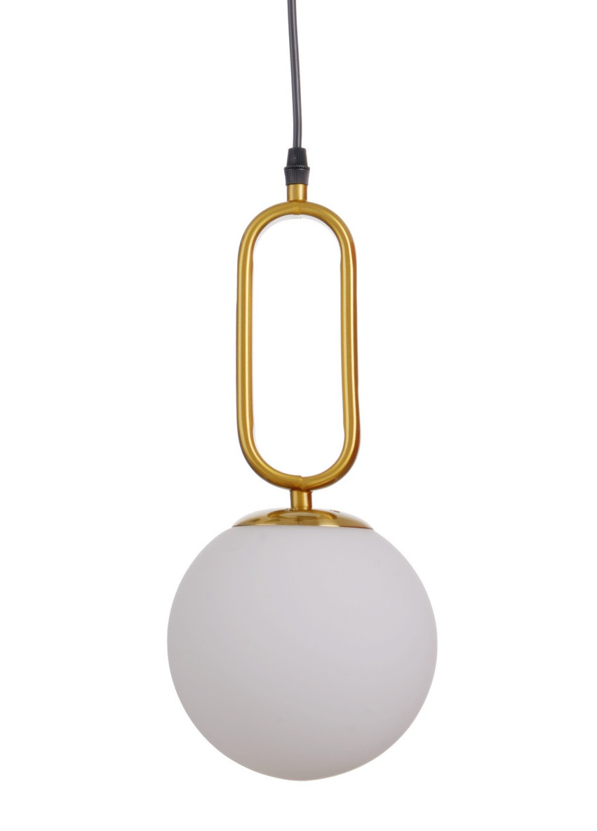 Современная люстра подвес на 1 лампочку BR-01 471S/1 E27 AB Brille (242035861)