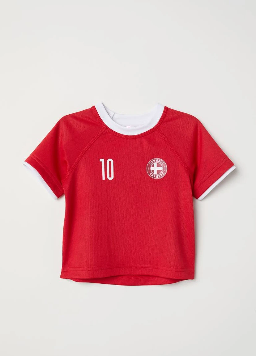 Червона літня футболка H&M