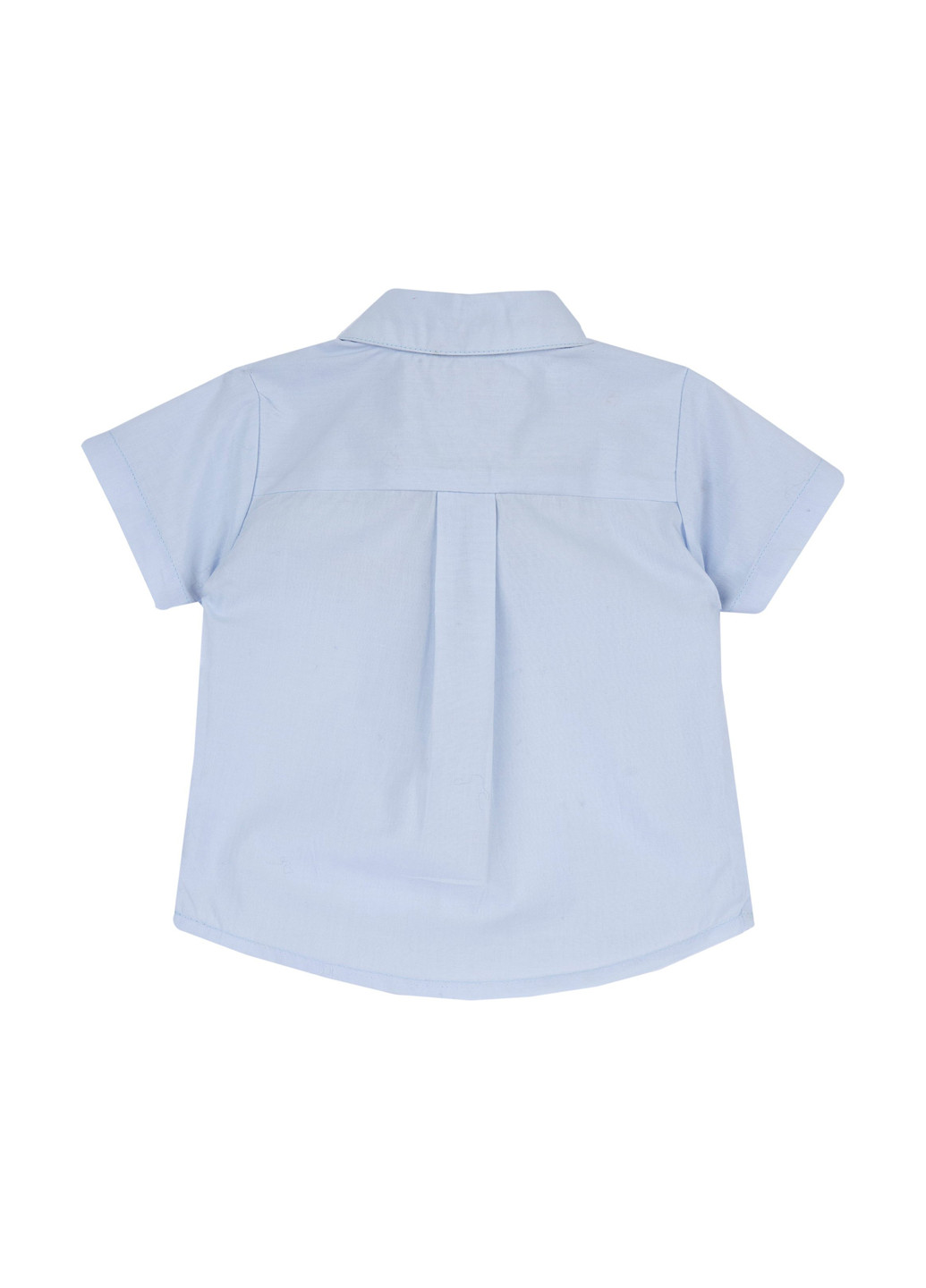 Голубой кэжуал рубашка однотонная Chicco