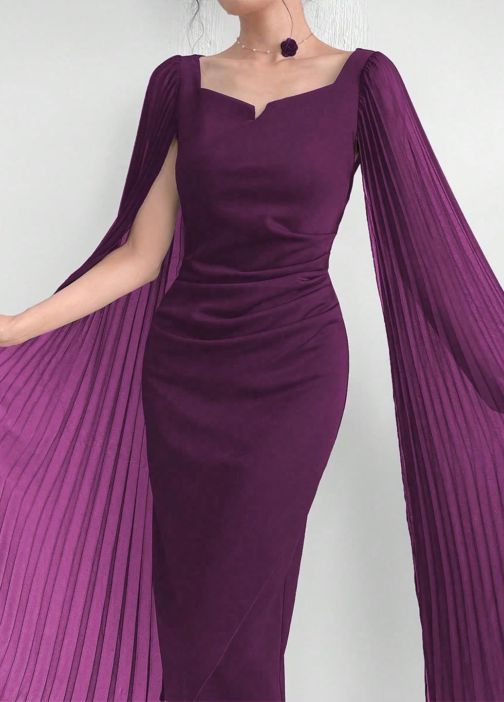 Рожева коктейльна, вечірня сукня сукня-футболка SHEIN однотонна