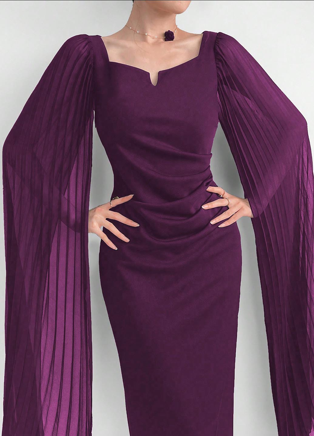 Рожева коктейльна, вечірня сукня сукня-футболка SHEIN однотонна