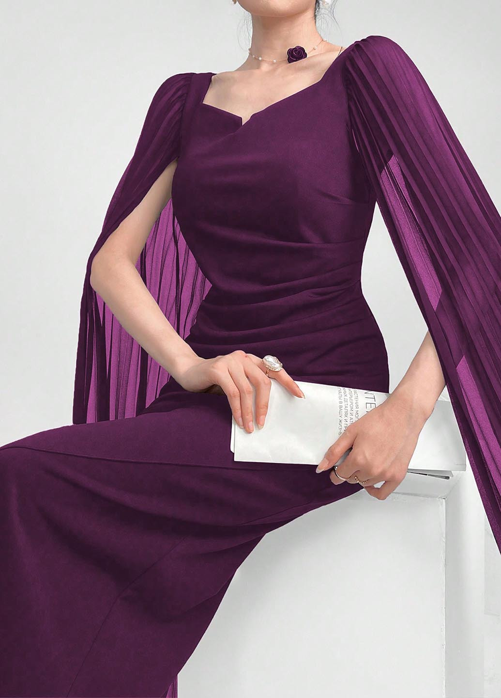 Рожева коктейльна, вечірня сукня сукня-футболка SHEIN однотонна