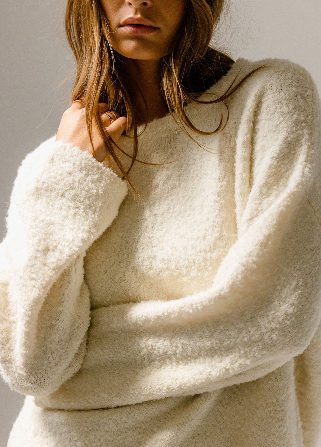 Кремовый демисезонный джемпер джемпер SHEIN