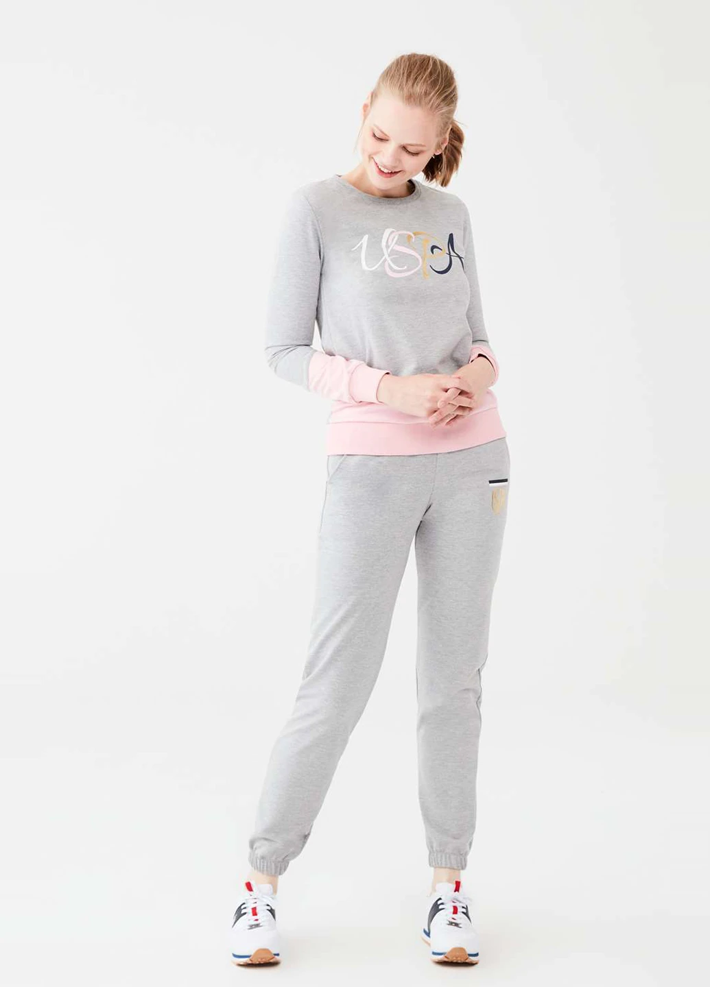 Костюм (світшот, штани) U.S. Polo Assn. (251793987)