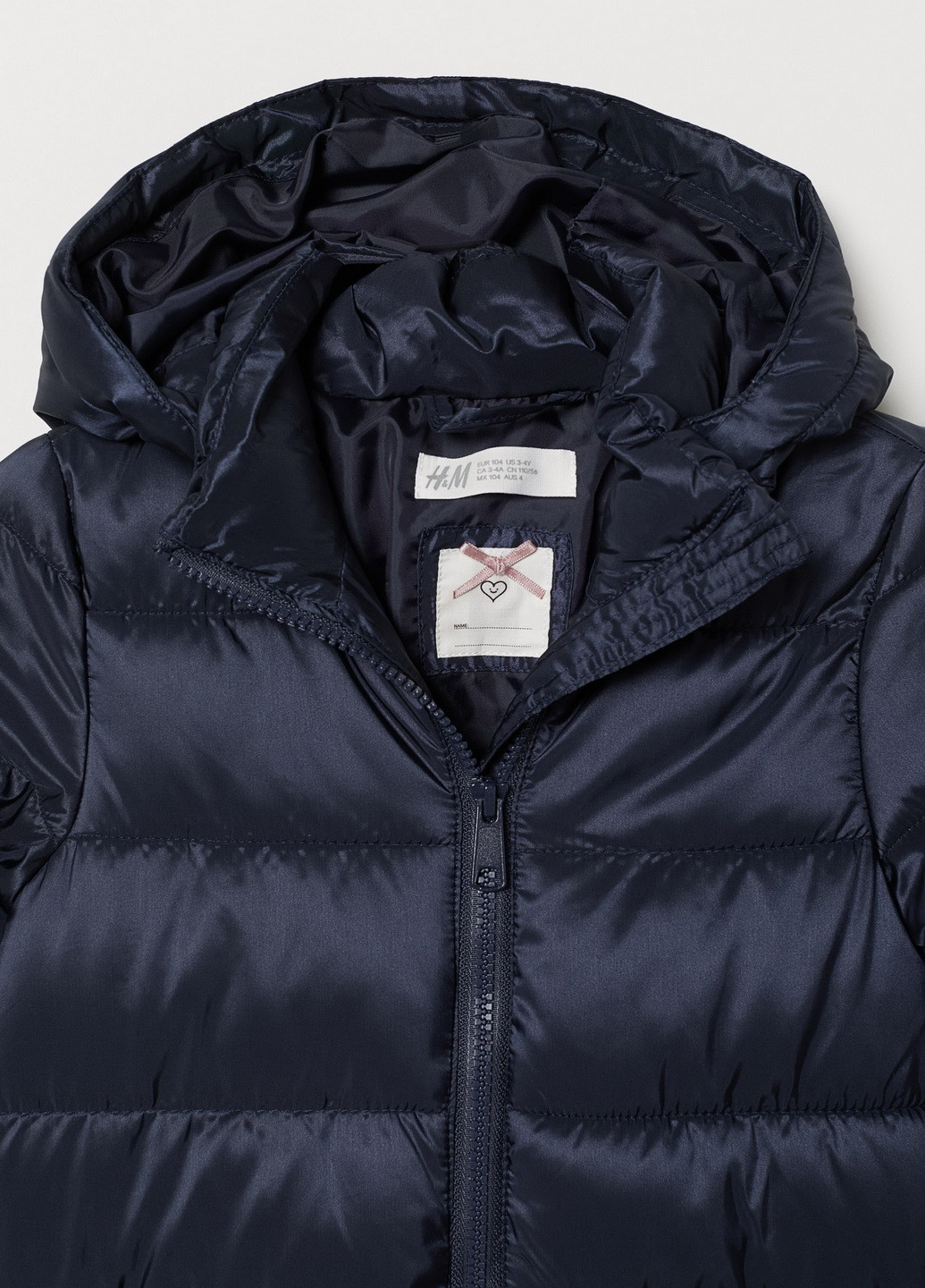 Темно-синя демісезонна куртка H&M