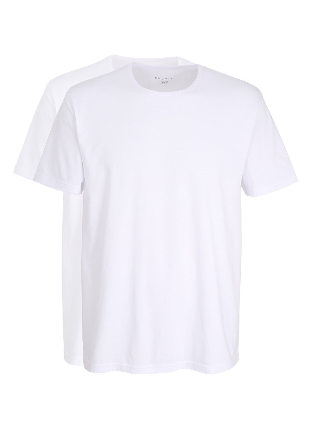 Мужская нательная футболка набор из 2 шт. Белый Bugatti (253183837)
