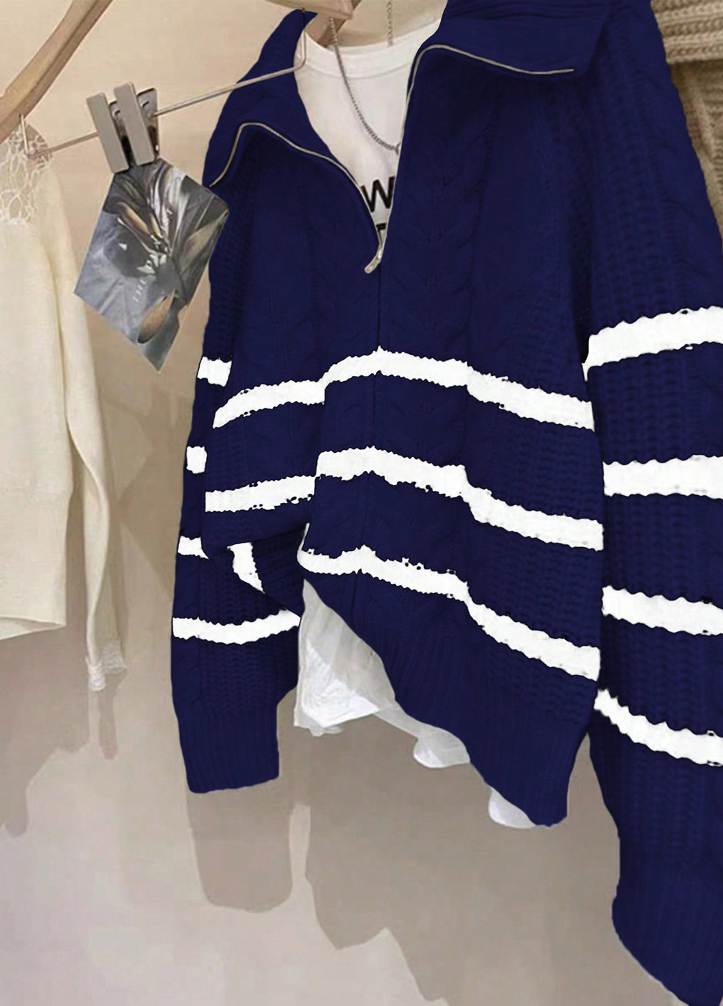 Разноцветный демисезонный кардиган SHEIN