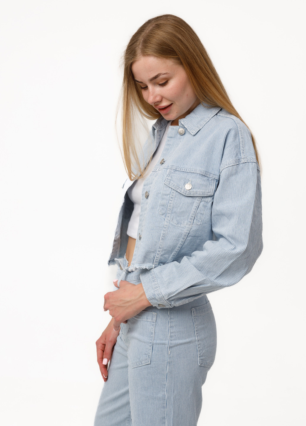 Голубая летняя куртка Icon