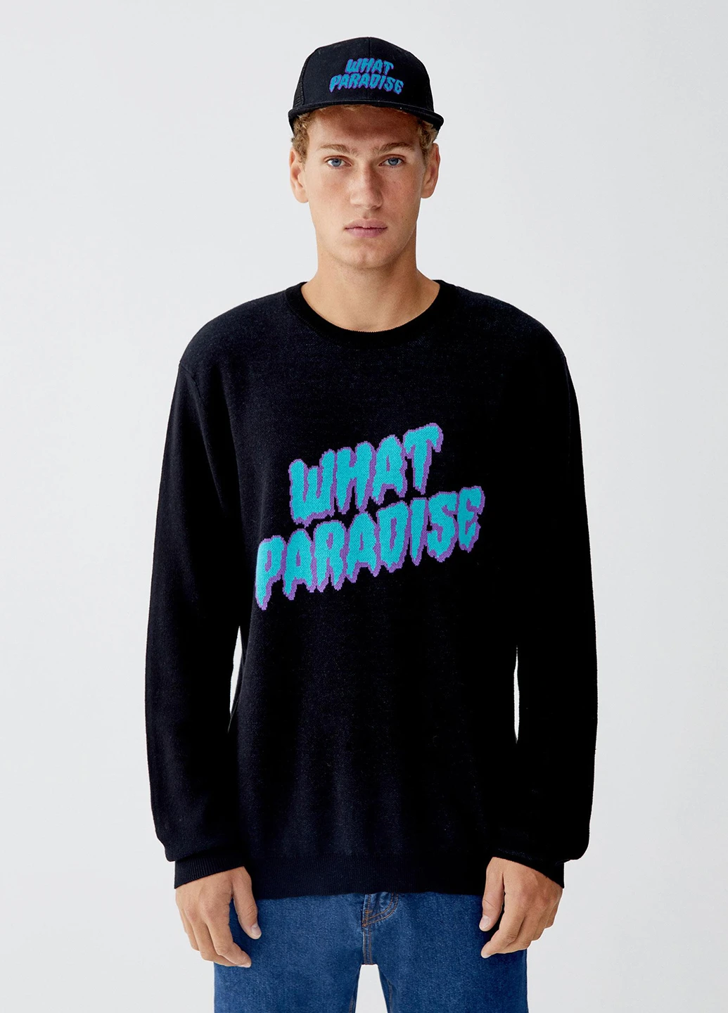 Чорний демісезонний джемпер джемпер Pull & Bear