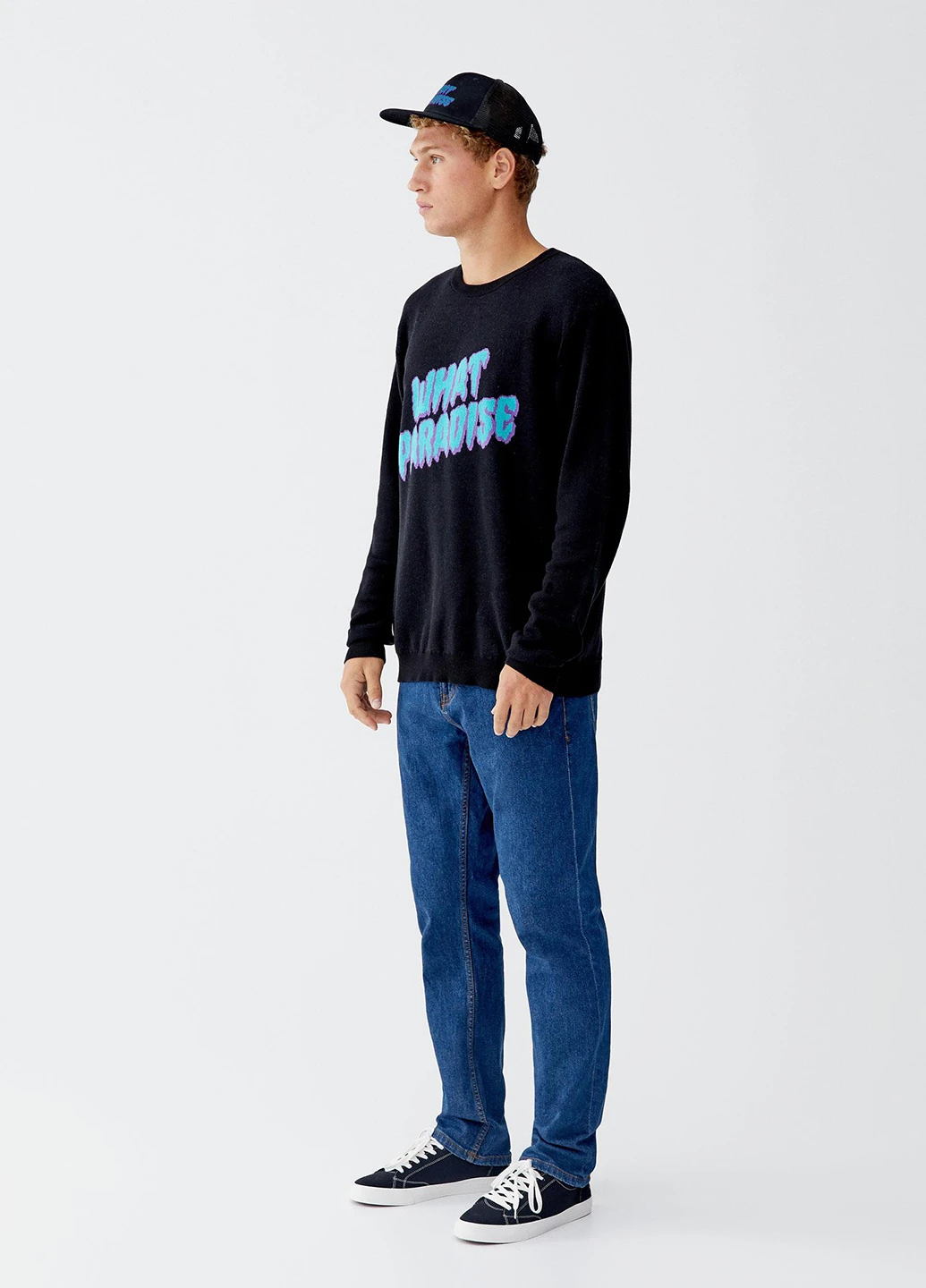 Чорний демісезонний джемпер джемпер Pull & Bear