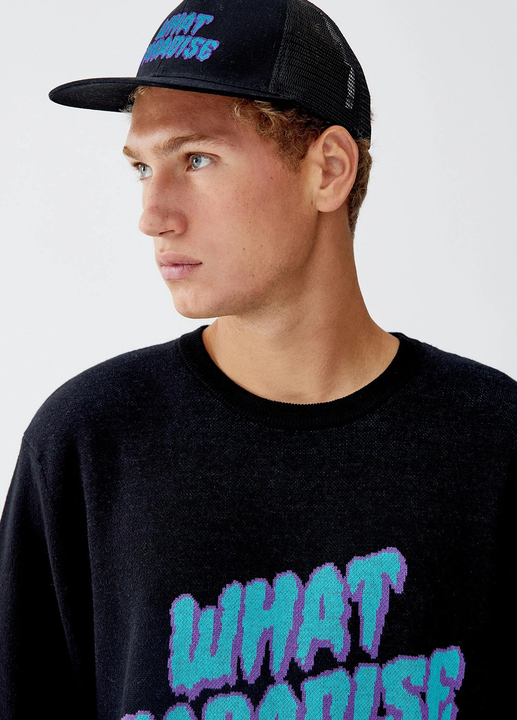 Чорний демісезонний джемпер джемпер Pull & Bear