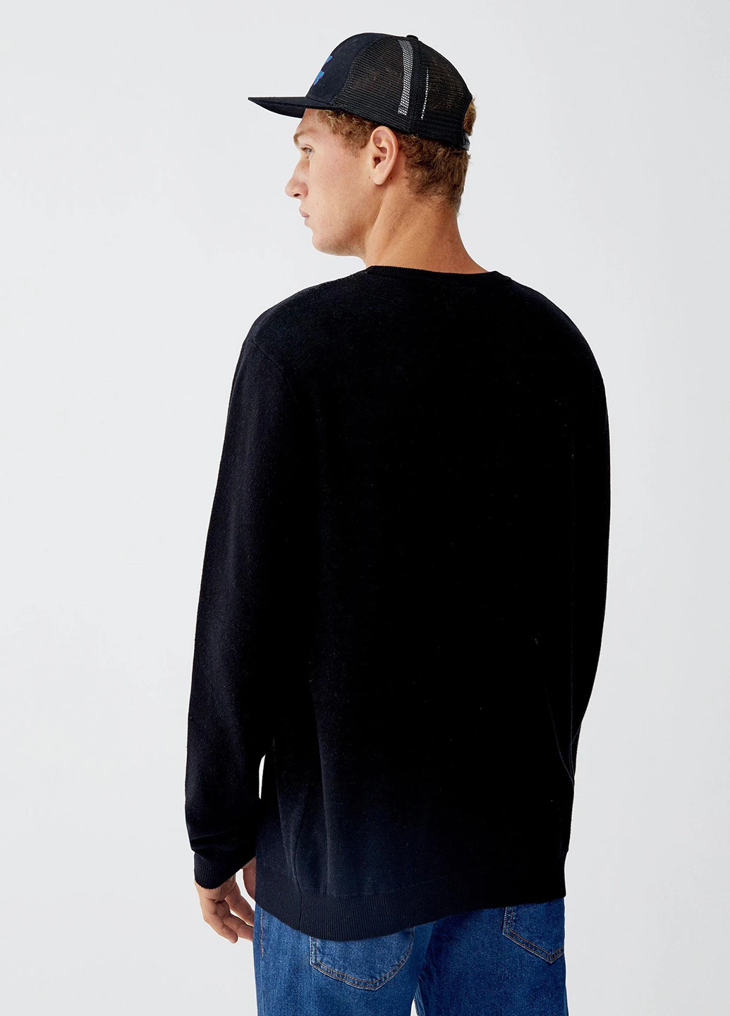 Чорний демісезонний джемпер джемпер Pull & Bear