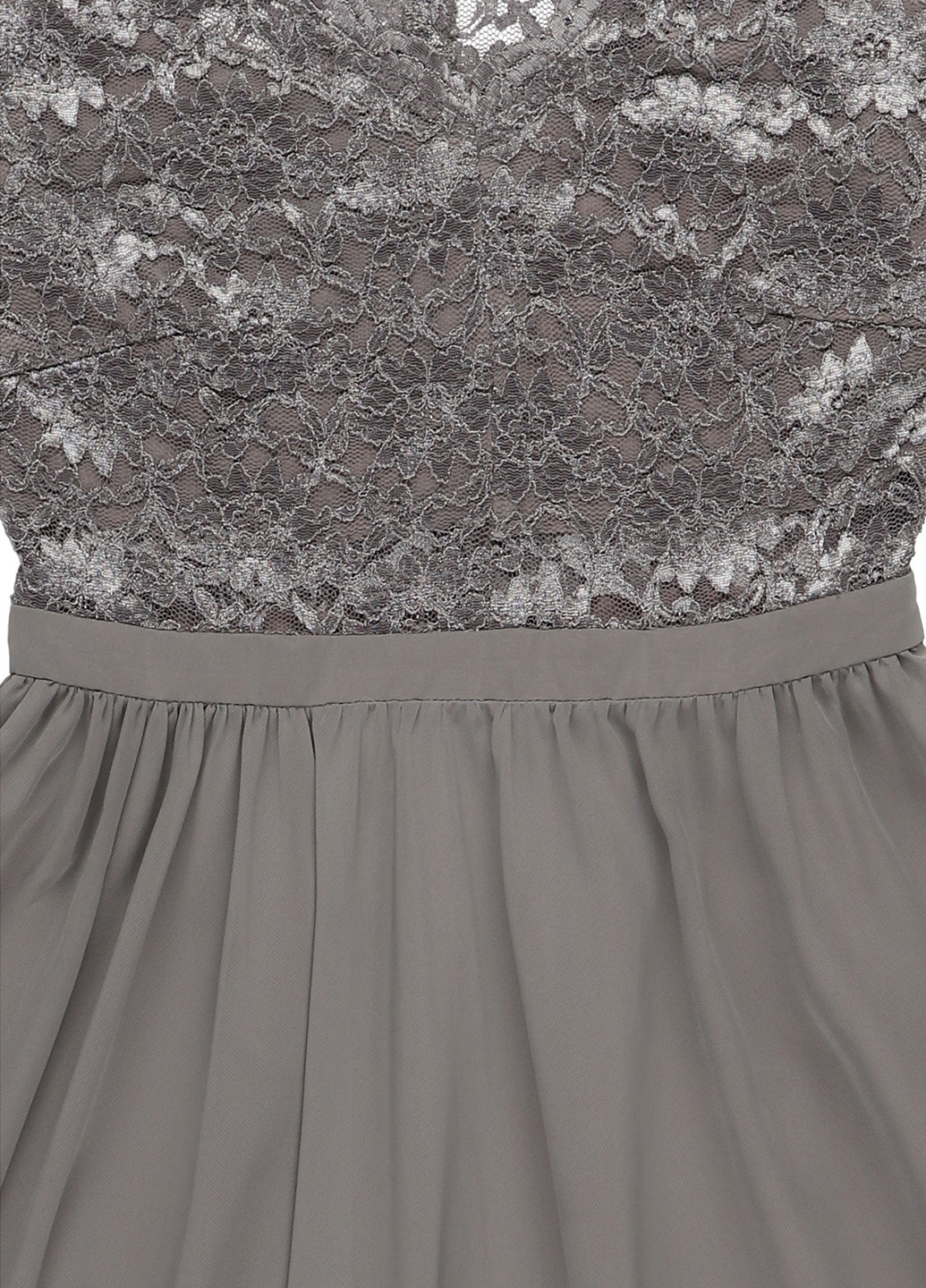 Сіра кежуал, святковий сукня кльош Swing однотонна