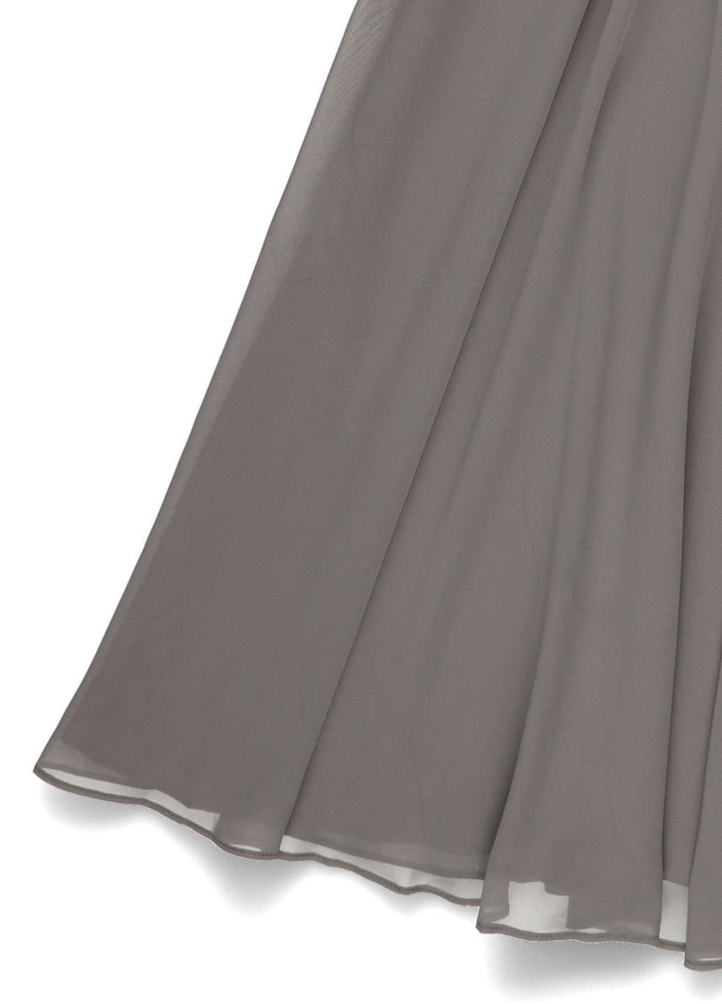 Сіра кежуал, святковий сукня кльош Swing однотонна