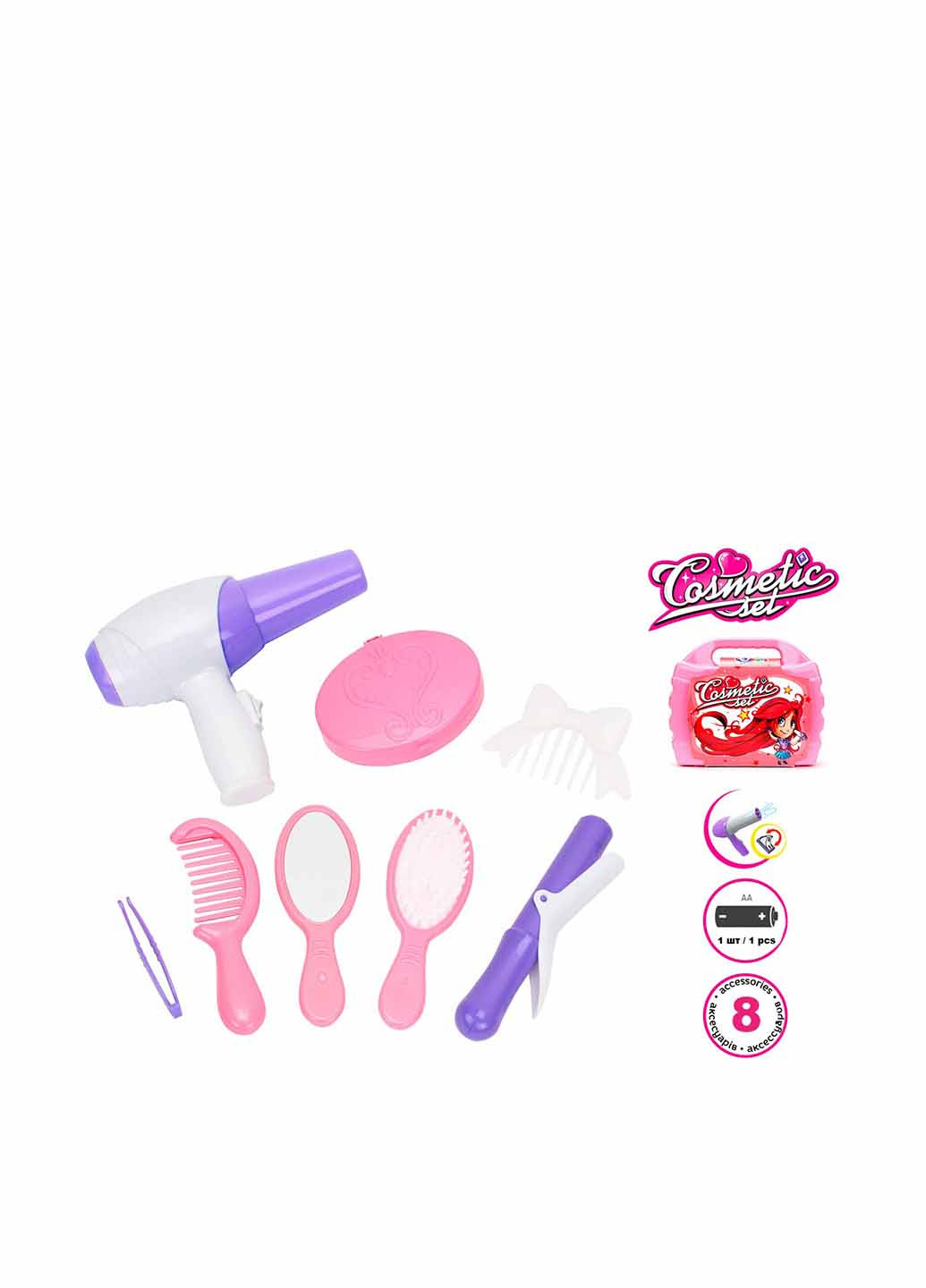 Косметический набор (8 пр.), 27х22х9 см ТехноК (255759560)