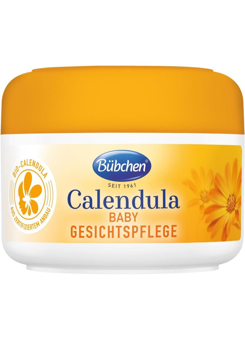 Детский крем Календула для лица 75 мл (7613037517019) Bubchen (254067391)