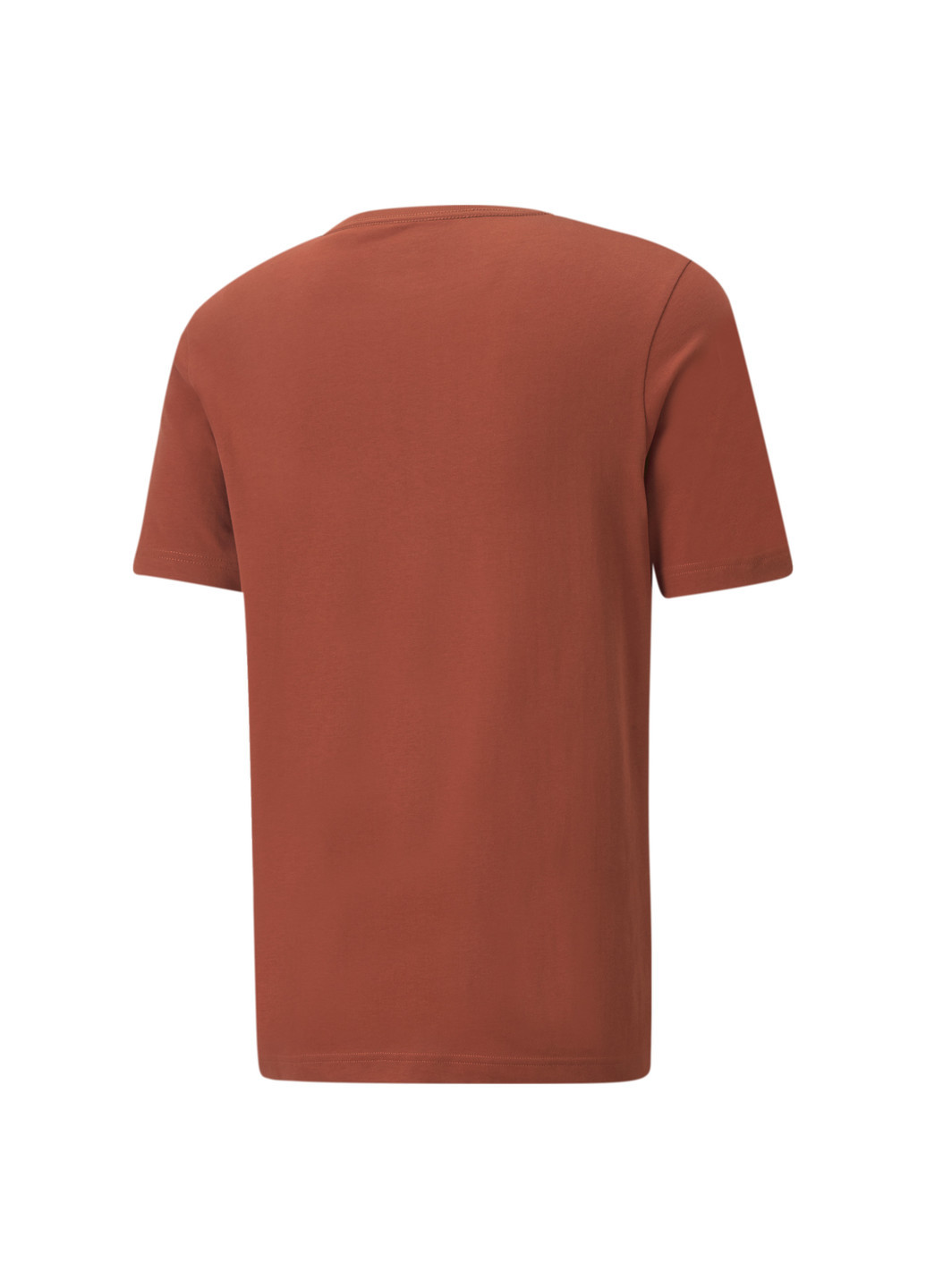 Красная футболка essentials small logo men's tee Puma