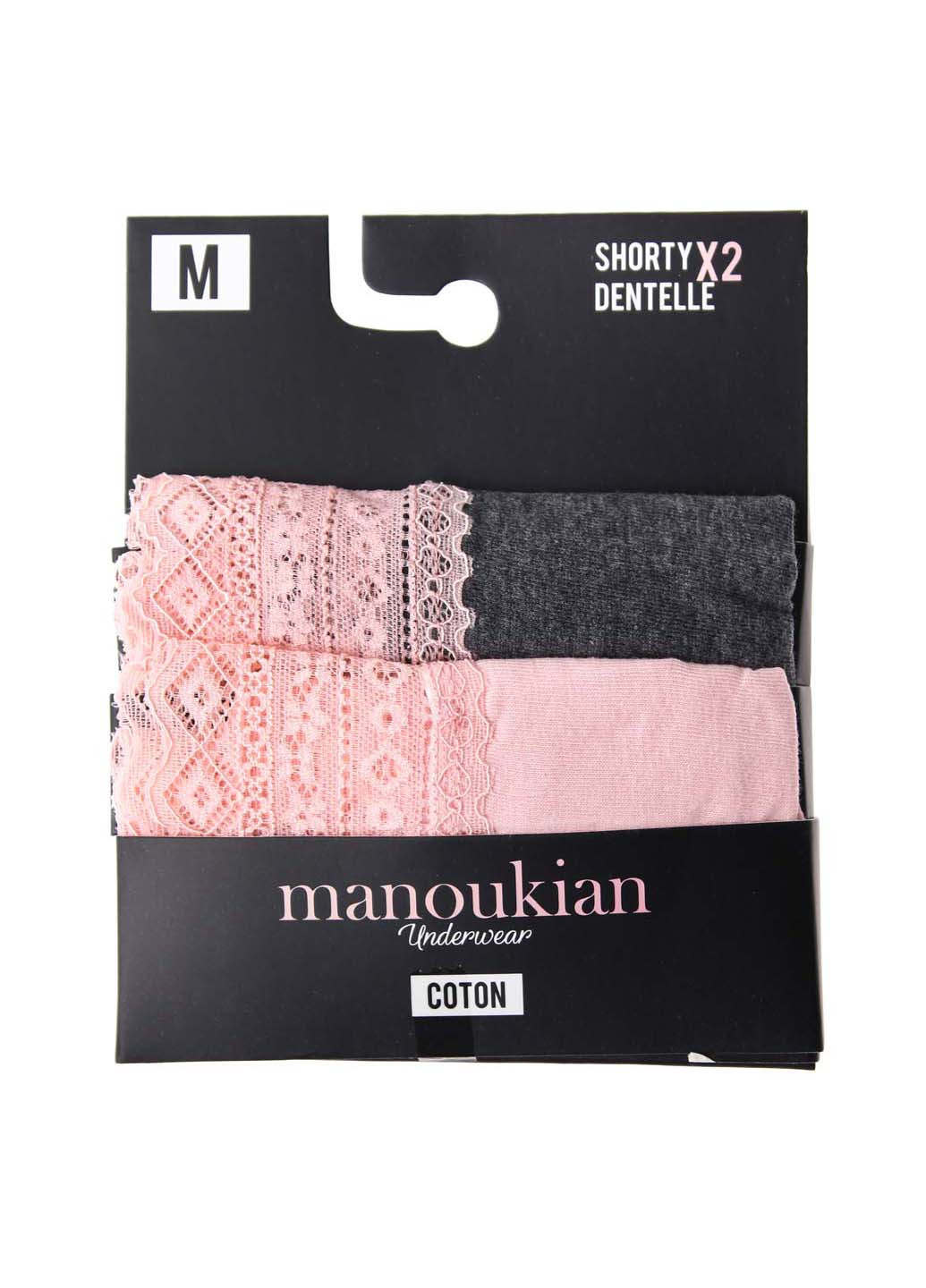 Трусики Manoukian Shorty-X2 -Femme 2-pack (254007463)
