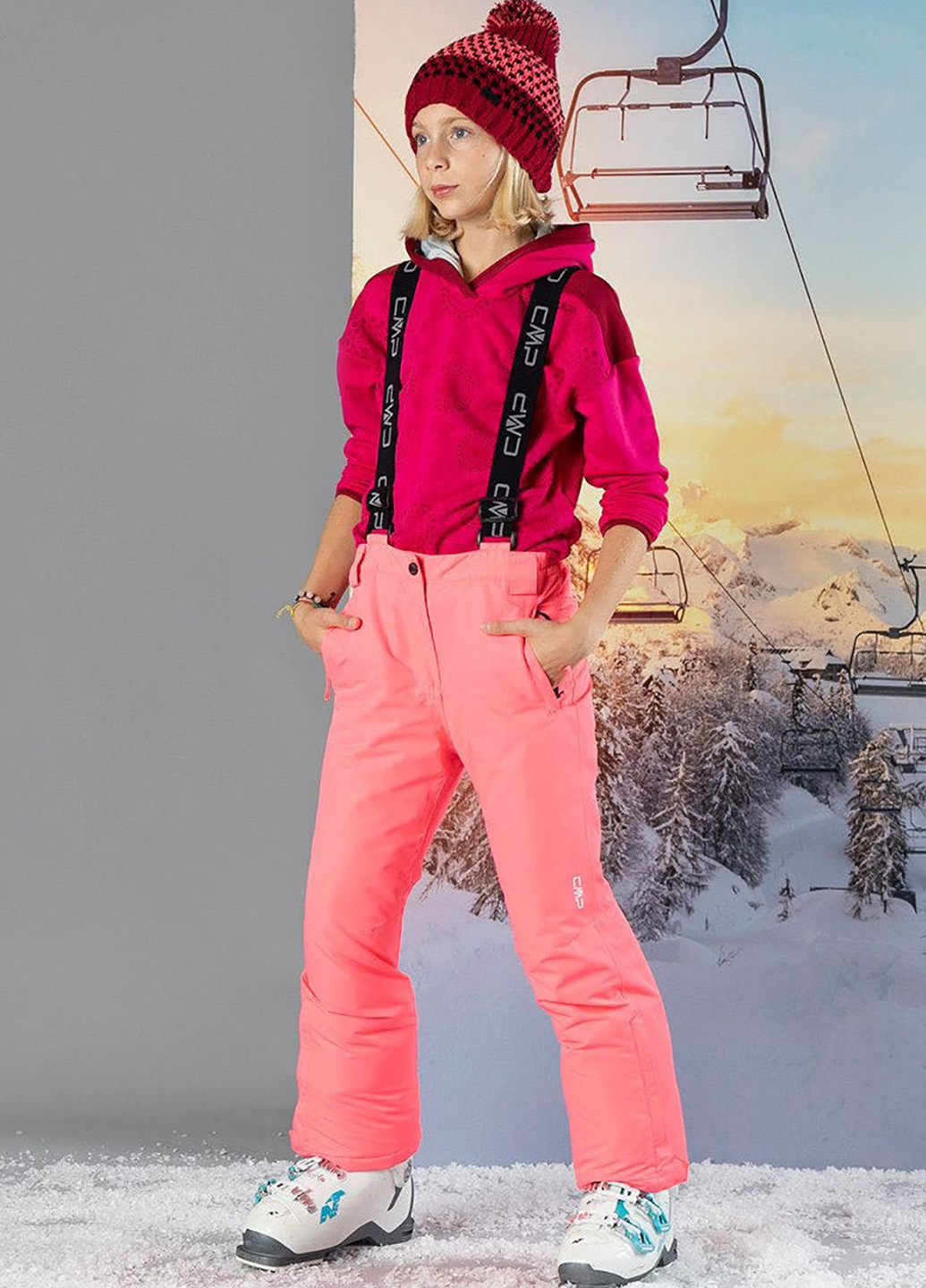 Комбинированный зимний костюм (куртка, брюки) CMP KID G SET JACKET AND PANT