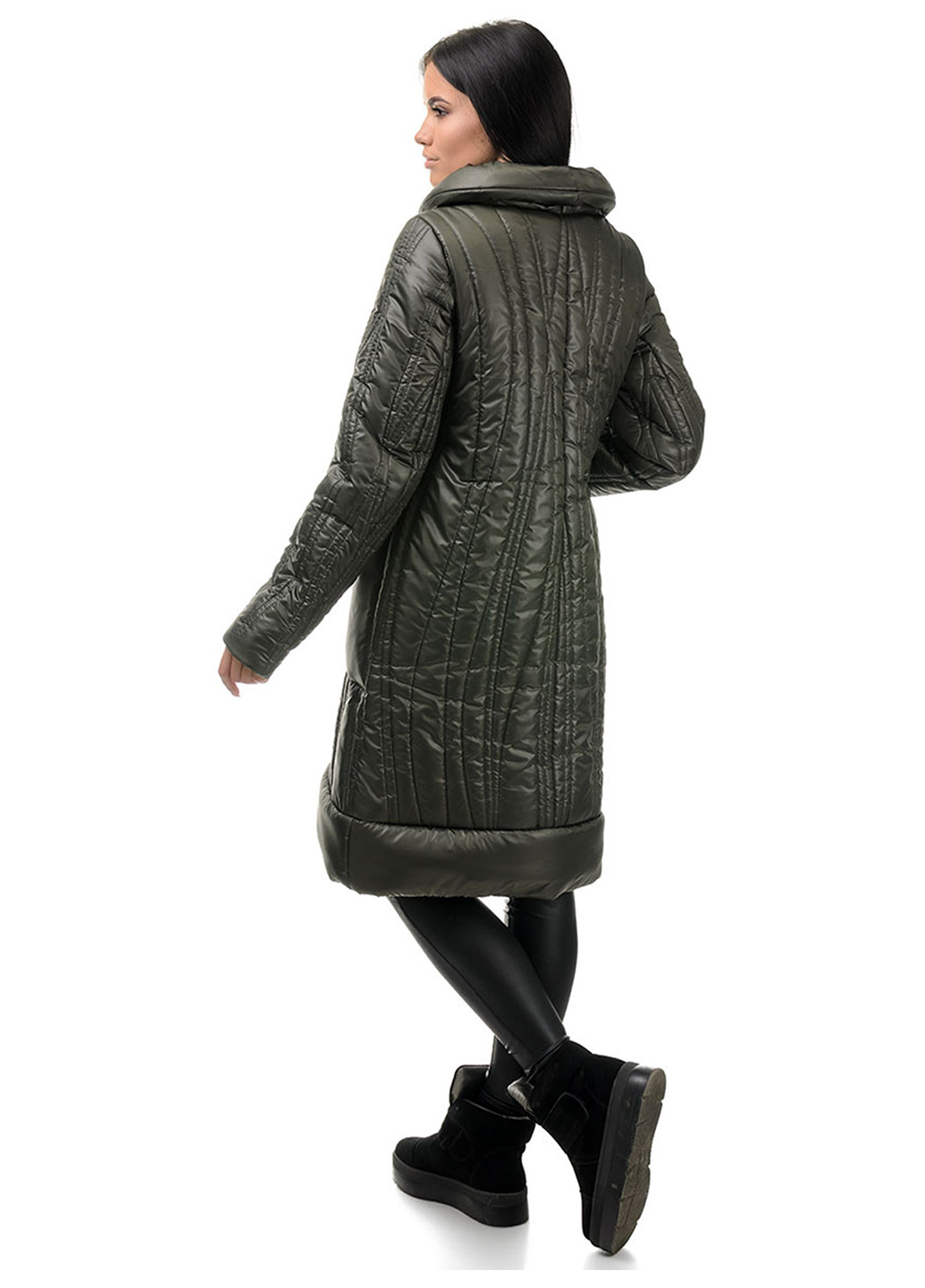 Оливковая (хаки) зимняя куртка A.G.