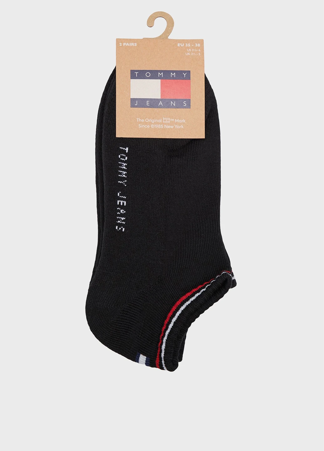Чорні шкарпетки (2 пари) Tommy Jeans логотипи (347246572)