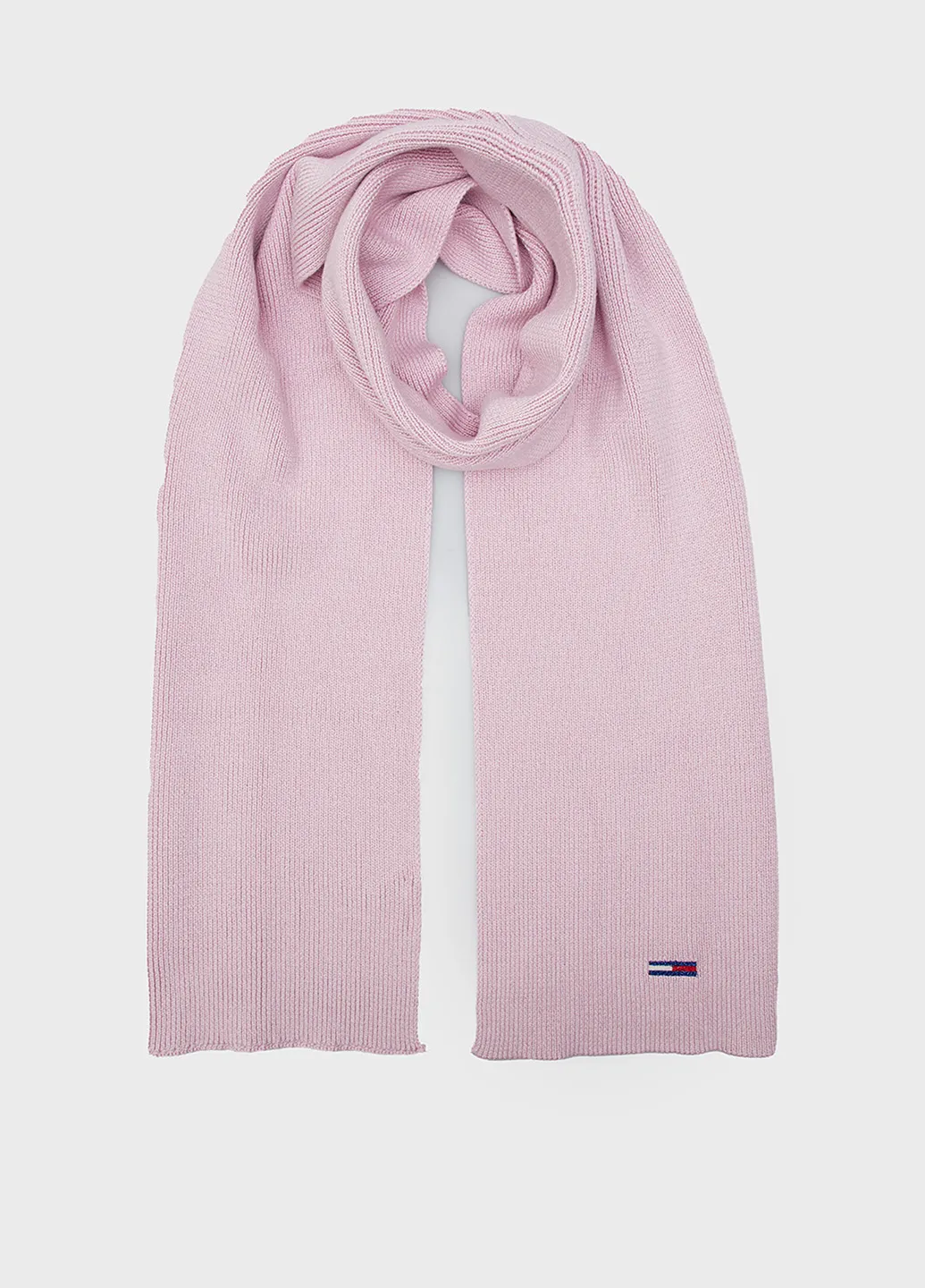 Розовый зимний комплект (шапка, снуд) Tommy Jeans