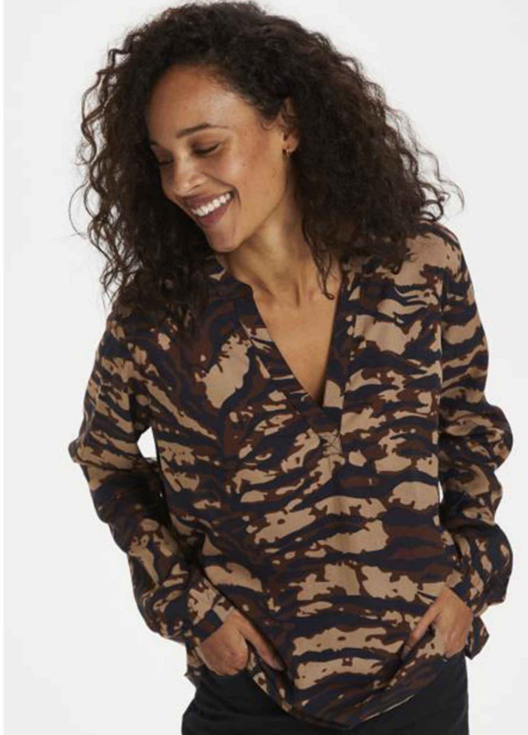 Комбінована блуза Kaffe