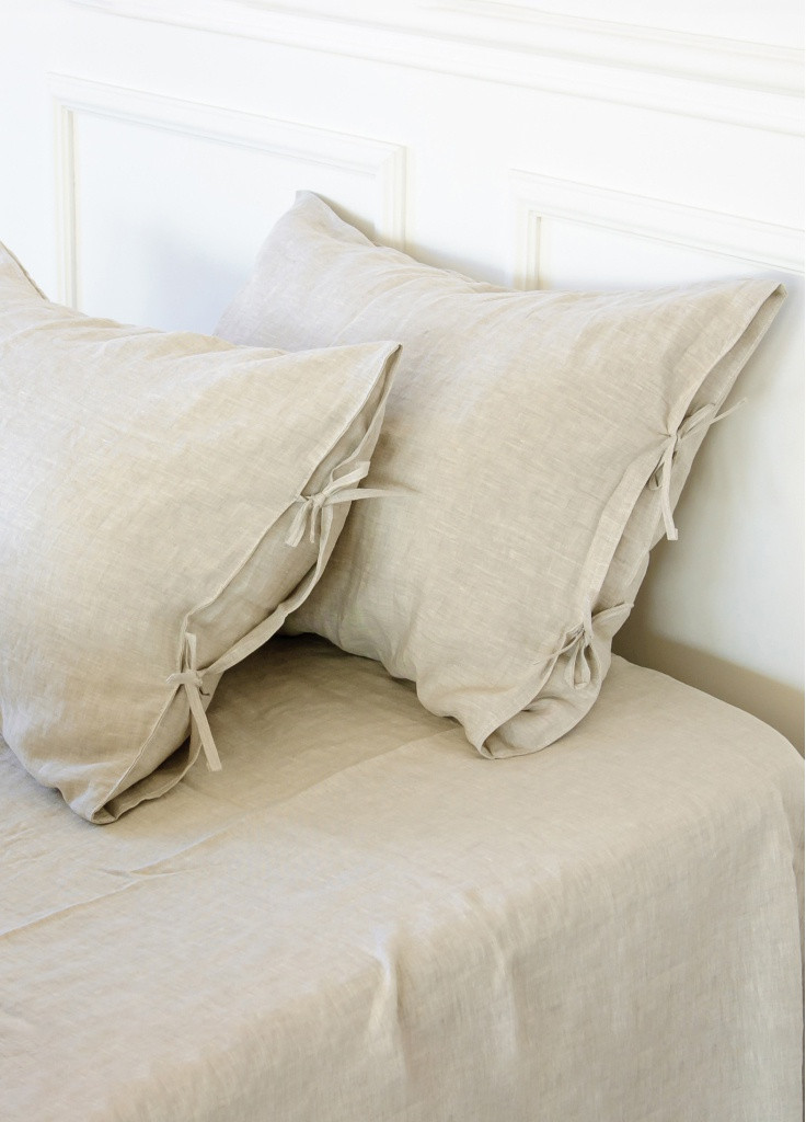 Наволочка MirSon Лен Natural Linen 50х70 Grey sky (2200005372142) No Brand (254011759)