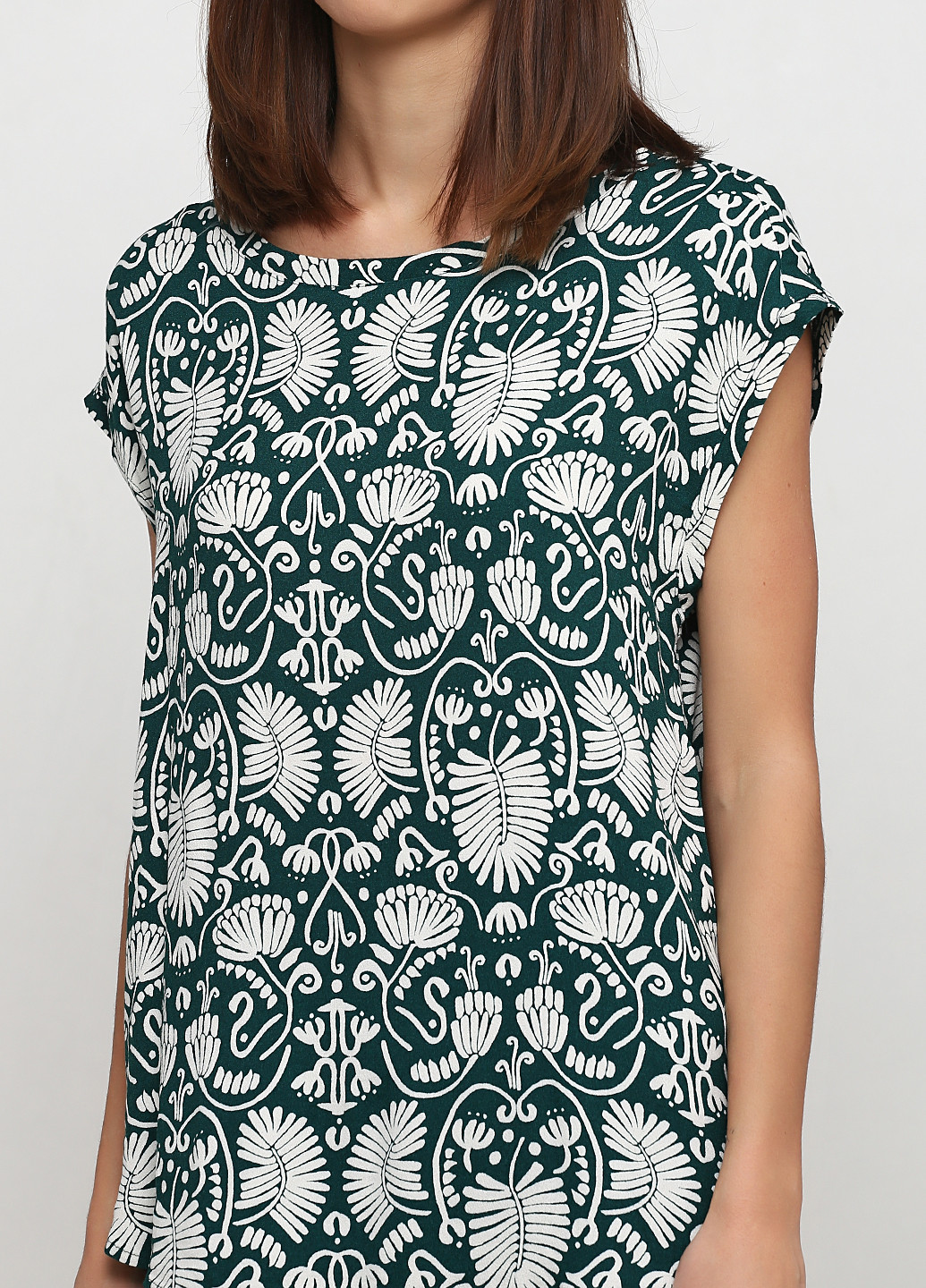 Зеленая летняя блуза H&M
