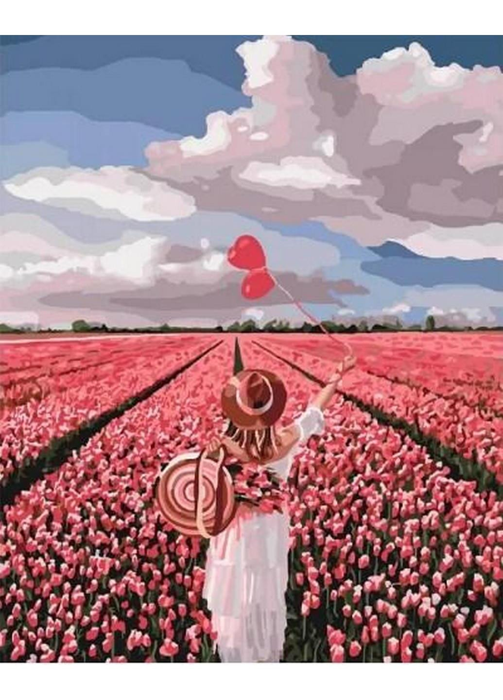 Картина за номерами "Рожева мрія" 40х50 см KHO4603 Идейка (197531906)
