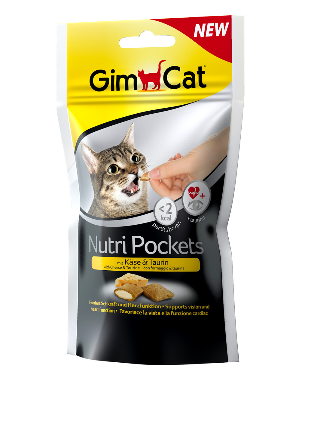 Ласощі для кішок Nutri Pockets, 60 г Gimborn (16935216)