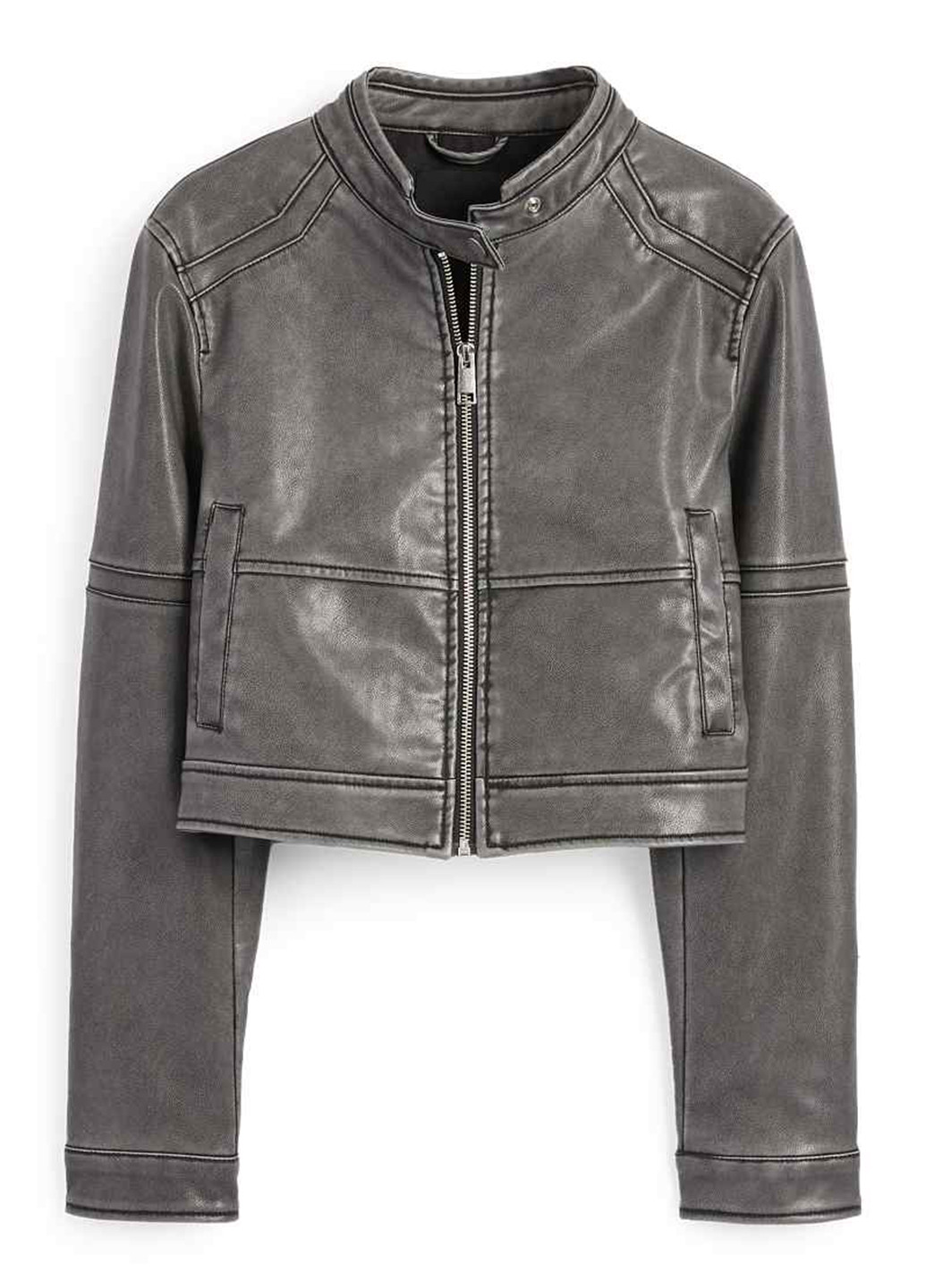 Сіра демісезонна куртка C&A