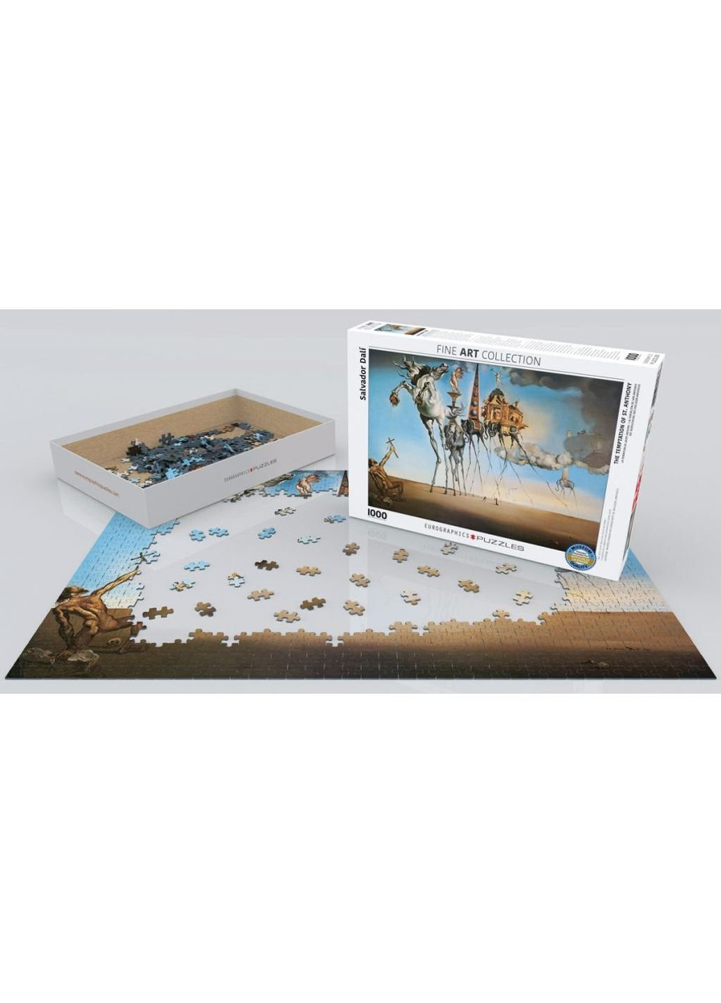 Пазл Искушение святого Антония. Сальвадор Дали. 1000 элементов (6000-0847) Eurographics (249984604)