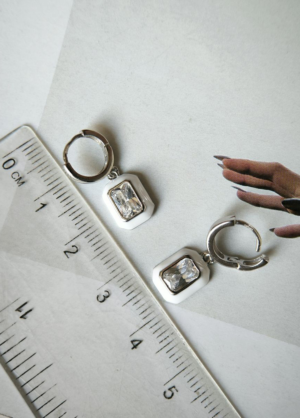 Серьги Silver Flame (350941258)