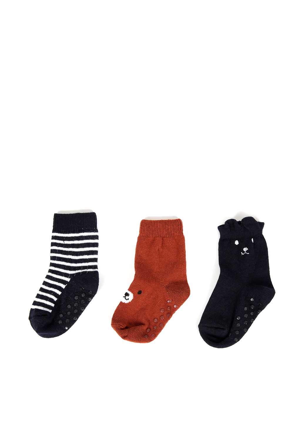 Шкарпетки (3 пари) DeFacto малюнки комбіновані повсякденні