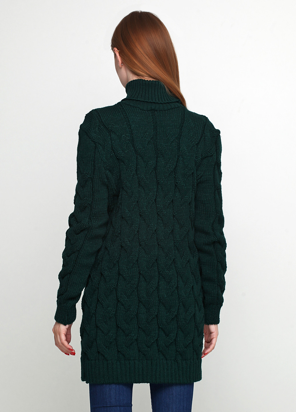 Темно-зеленый демисезонный свитер My Shop