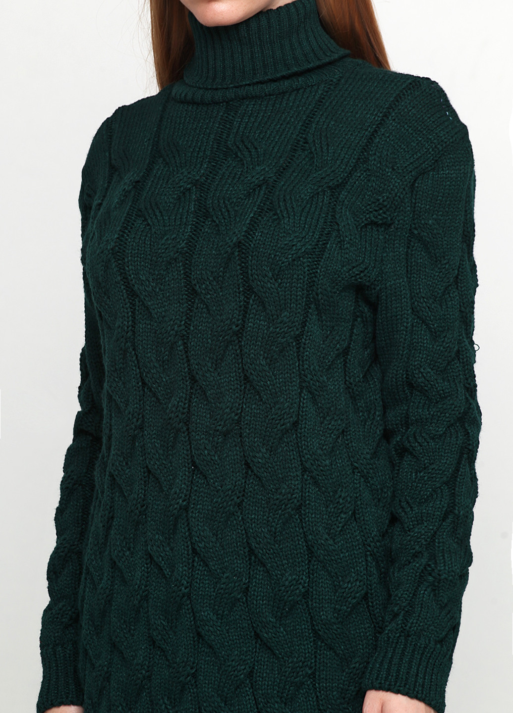 Темно-зеленый демисезонный свитер My Shop