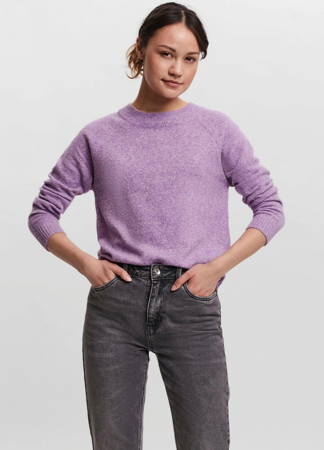 Світло-фіолетовий демісезонний светр Vero Moda