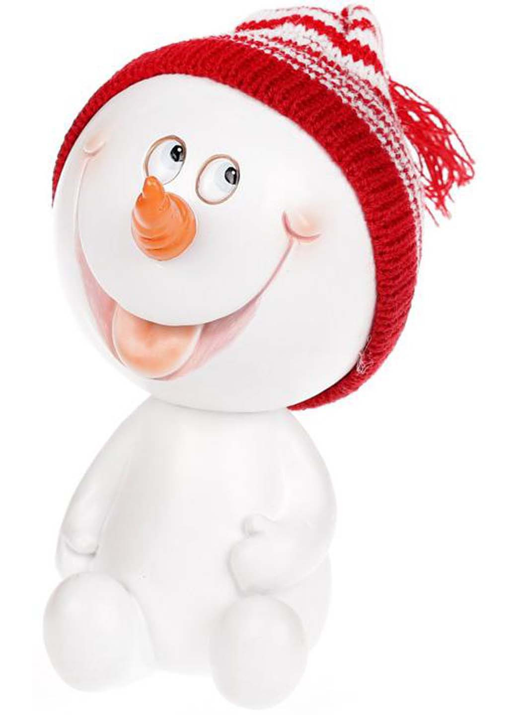 Статуетка Сніговичок у червоній шапці 16 см Bona (255430315)