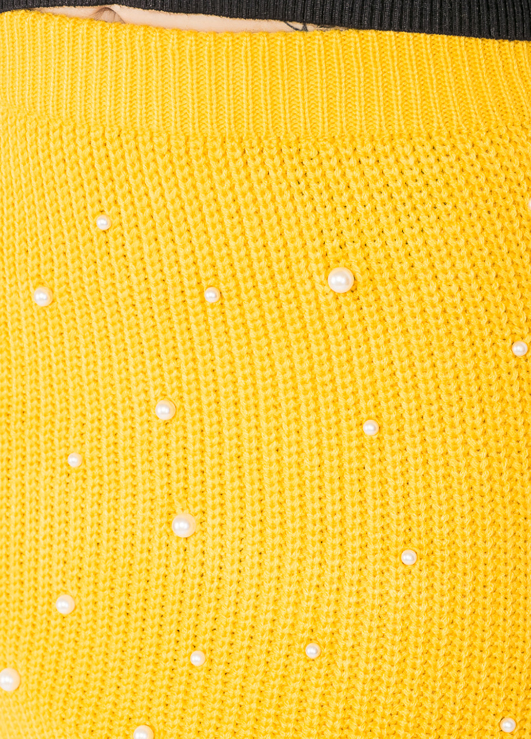 Желтая кэжуал однотонная юбка Time of Style мини