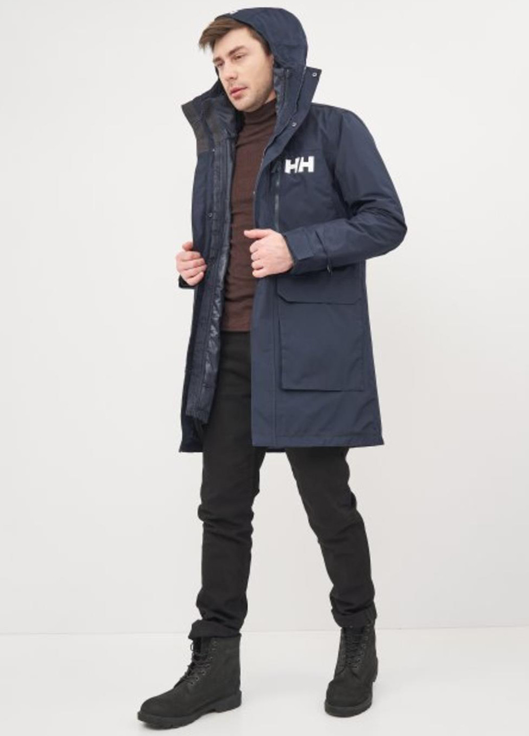 Темно-синя демісезонна куртка 53508-597 Helly Hansen Rigging coat 3IN1