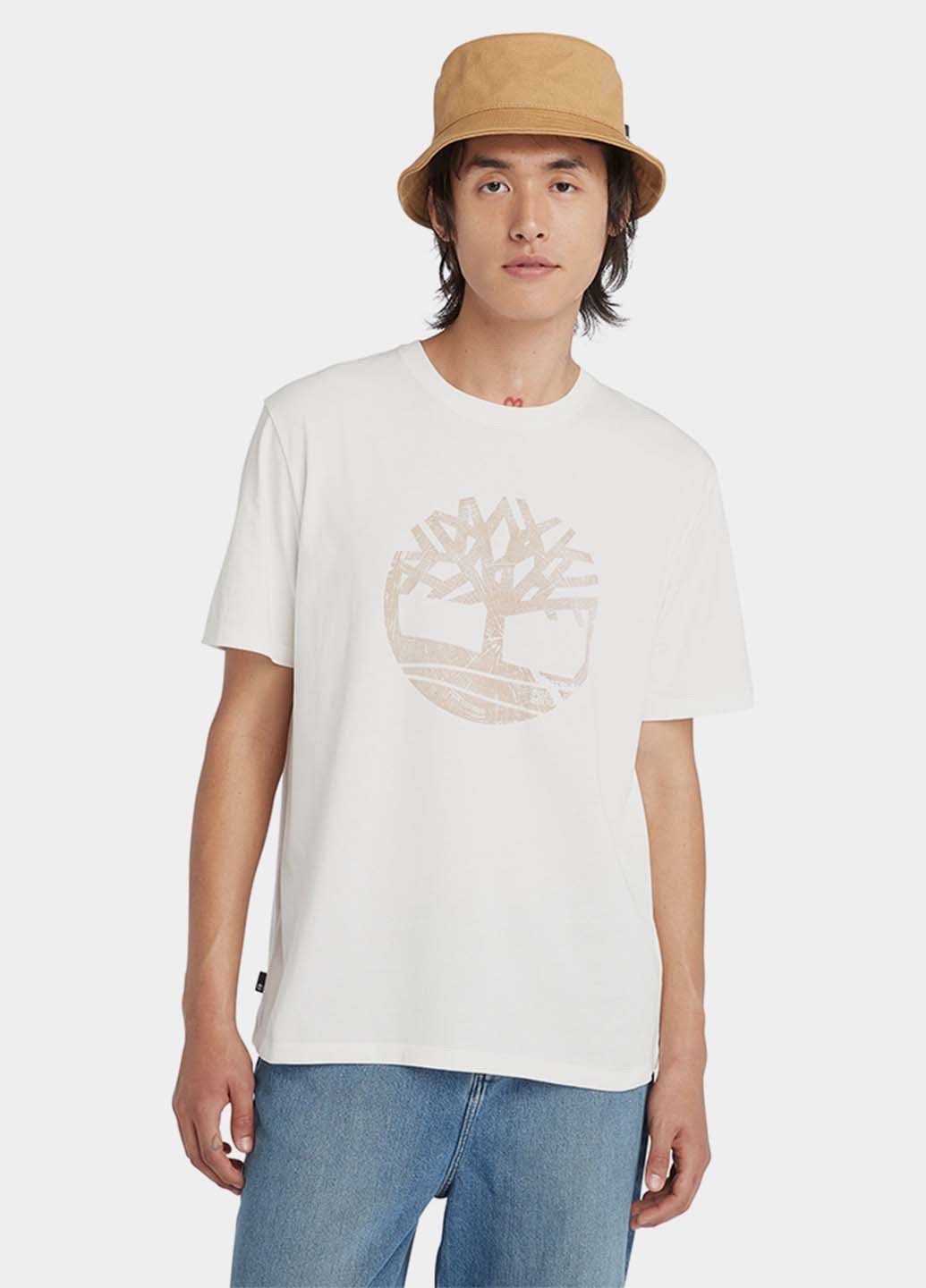 Белая футболка Timberland