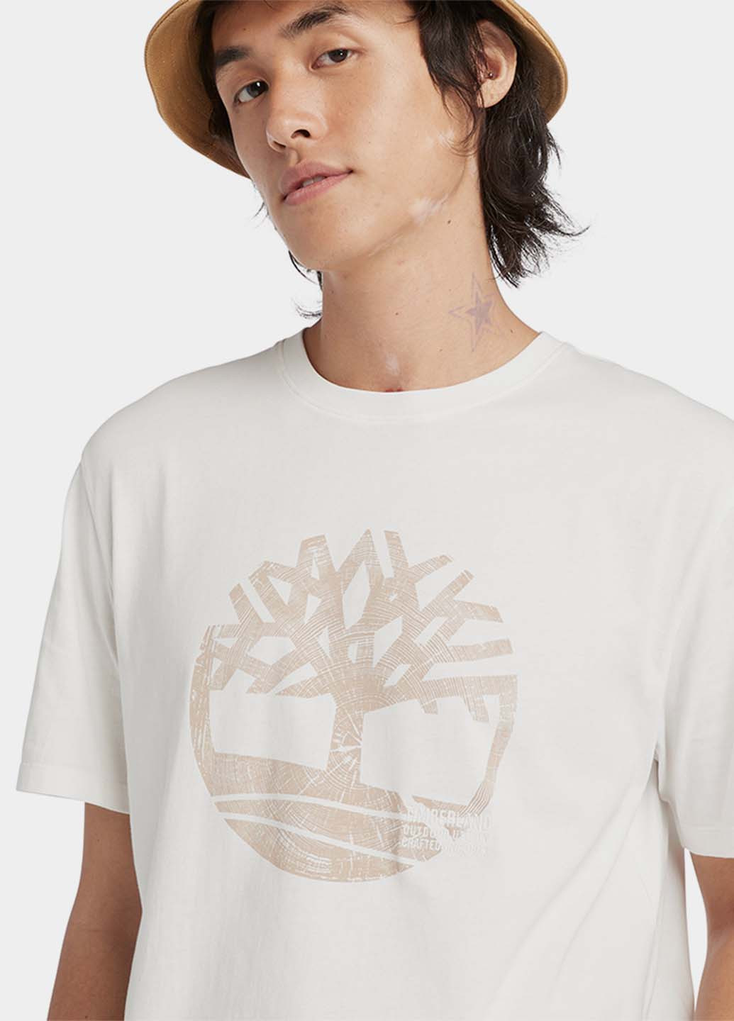 Белая футболка Timberland