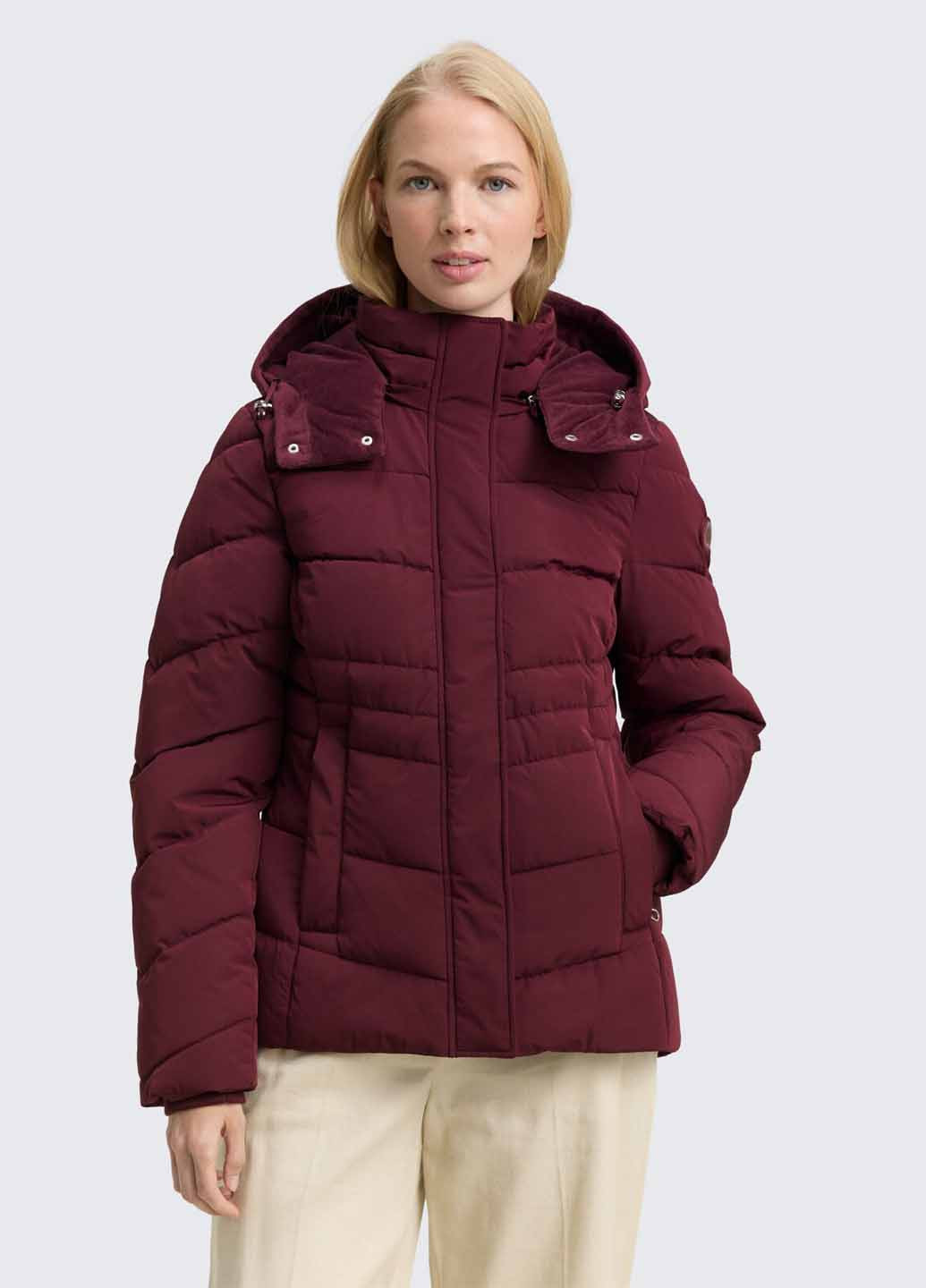 Бордова зимня куртка Tom Tailor