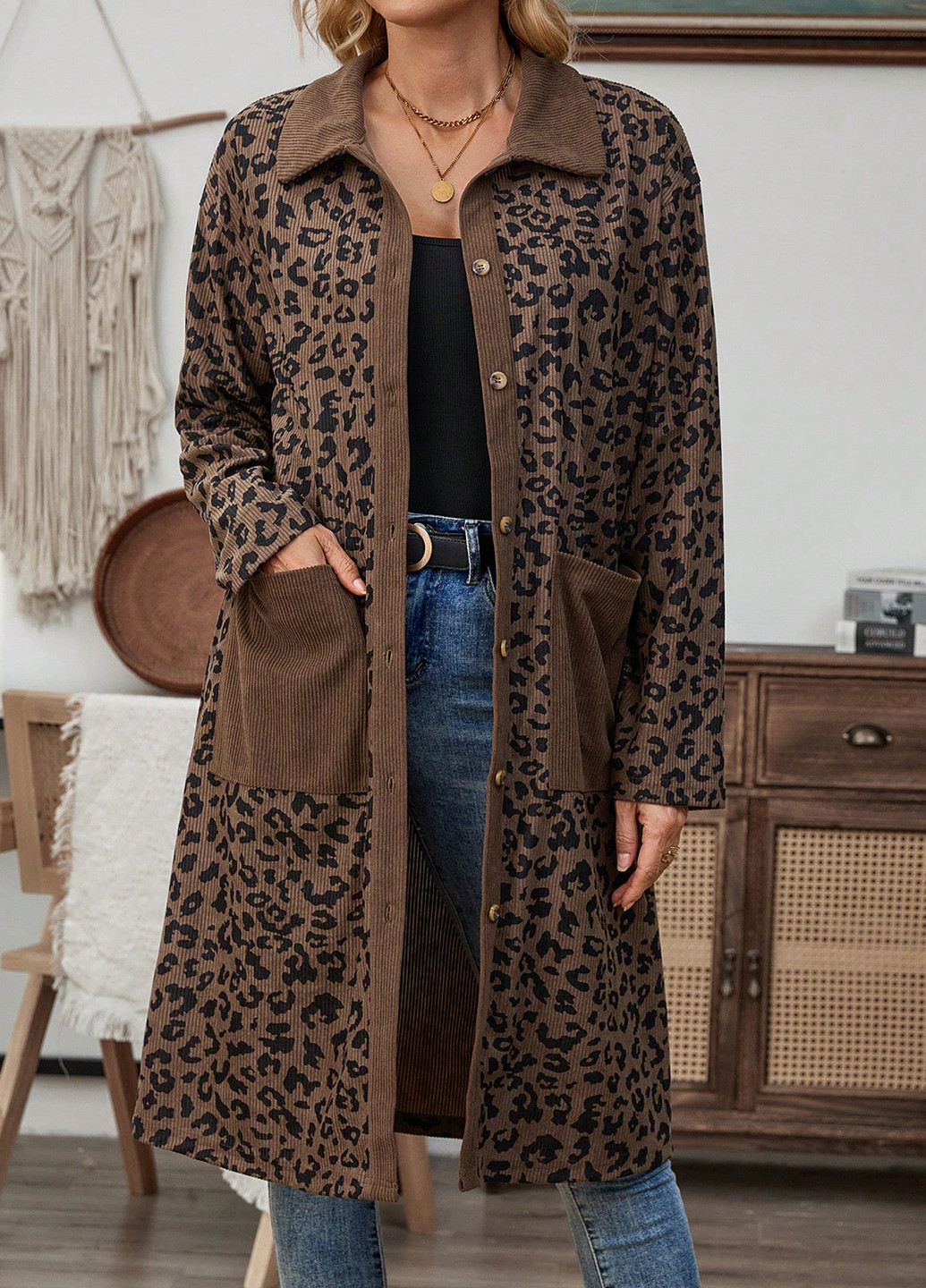 Куртка-сорочка SHEIN (332805816)