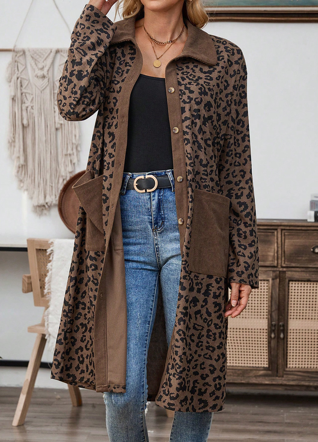 Куртка-сорочка SHEIN (332805816)