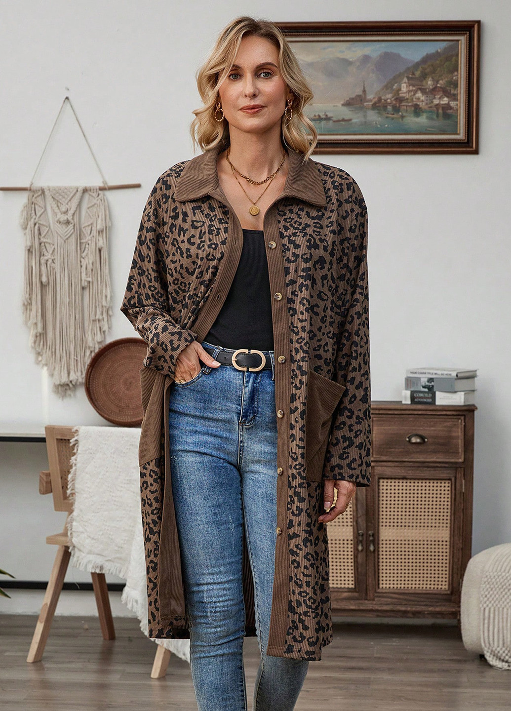 Куртка-сорочка SHEIN (332805816)