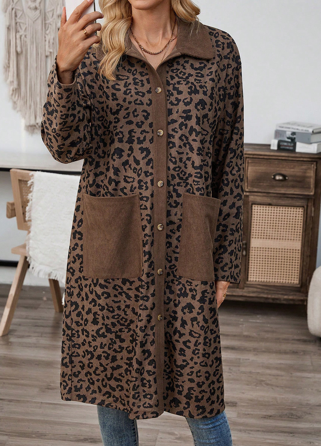 Куртка-сорочка SHEIN (332805816)