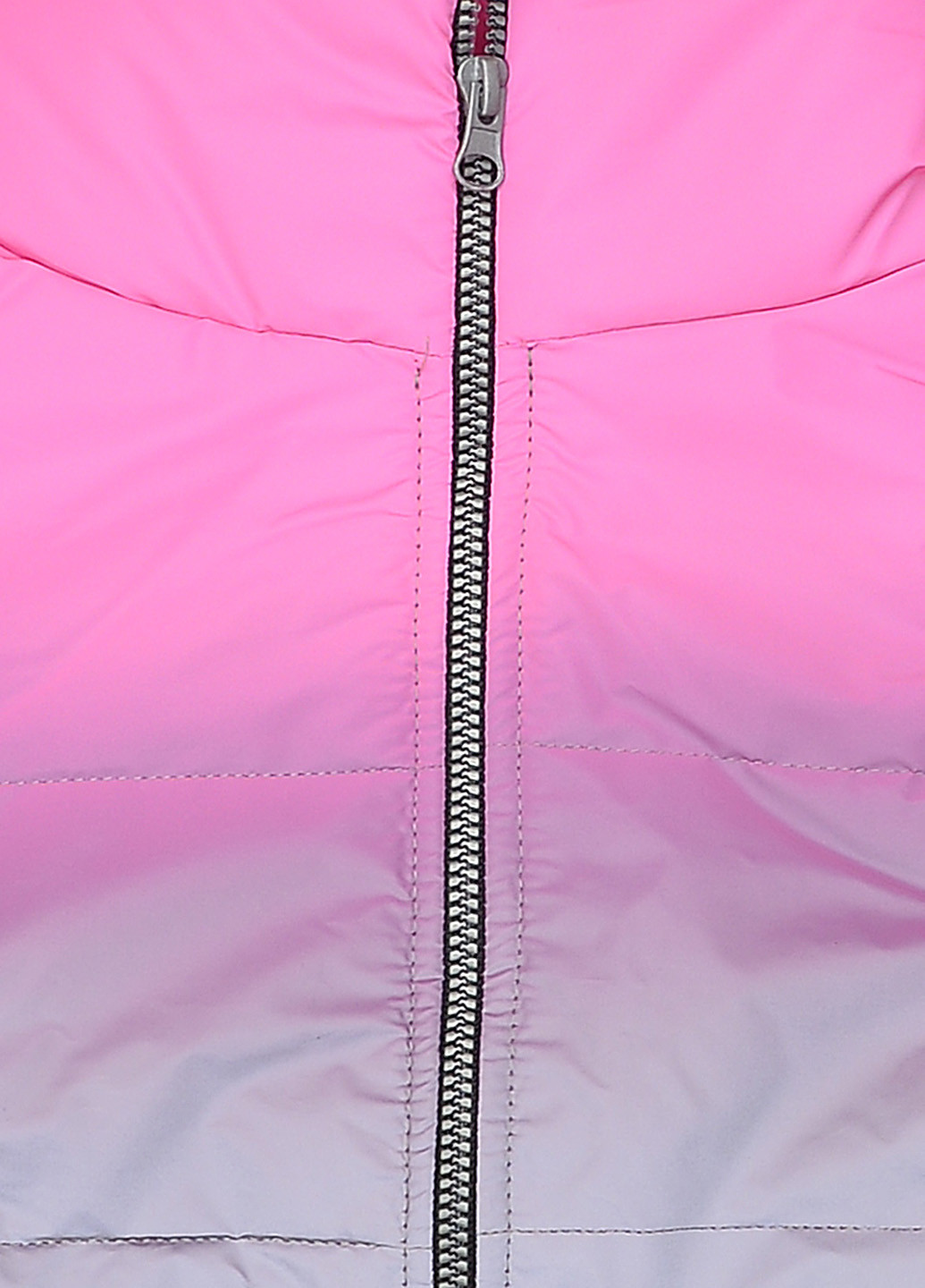 Рожева демісезонна світловідбиваюча куртка для дівчинки Vestes